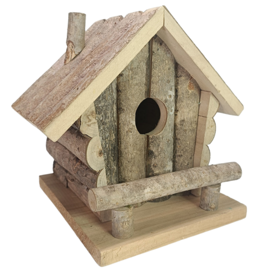 Nichoir en bois style chalet