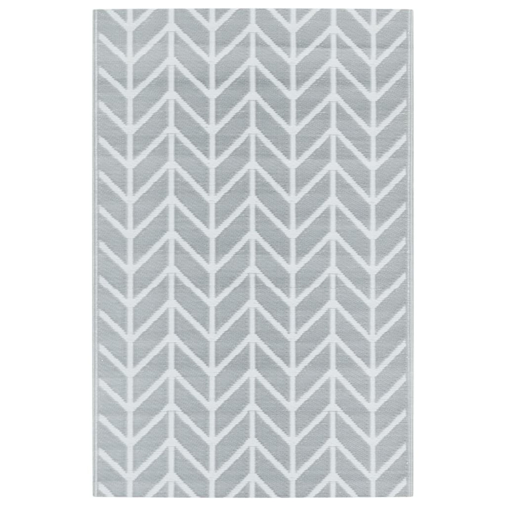 Tapis d'extérieur arakil gris 190x290 cm pp