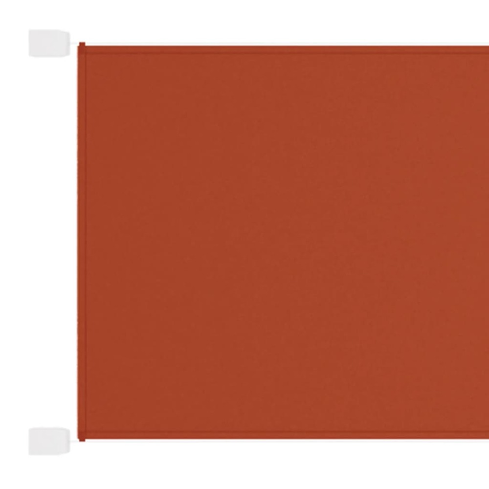 Auvent vertical 140x600 cm tissu oxford orange
