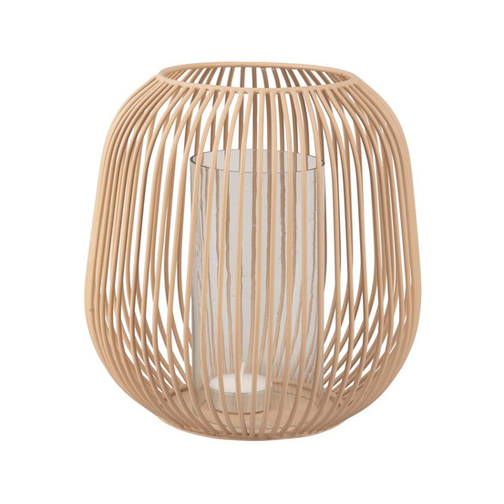 Lanterne en métal filaire illuminate 20 x 21 cm