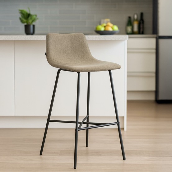 Tabouret de bar altona tissu