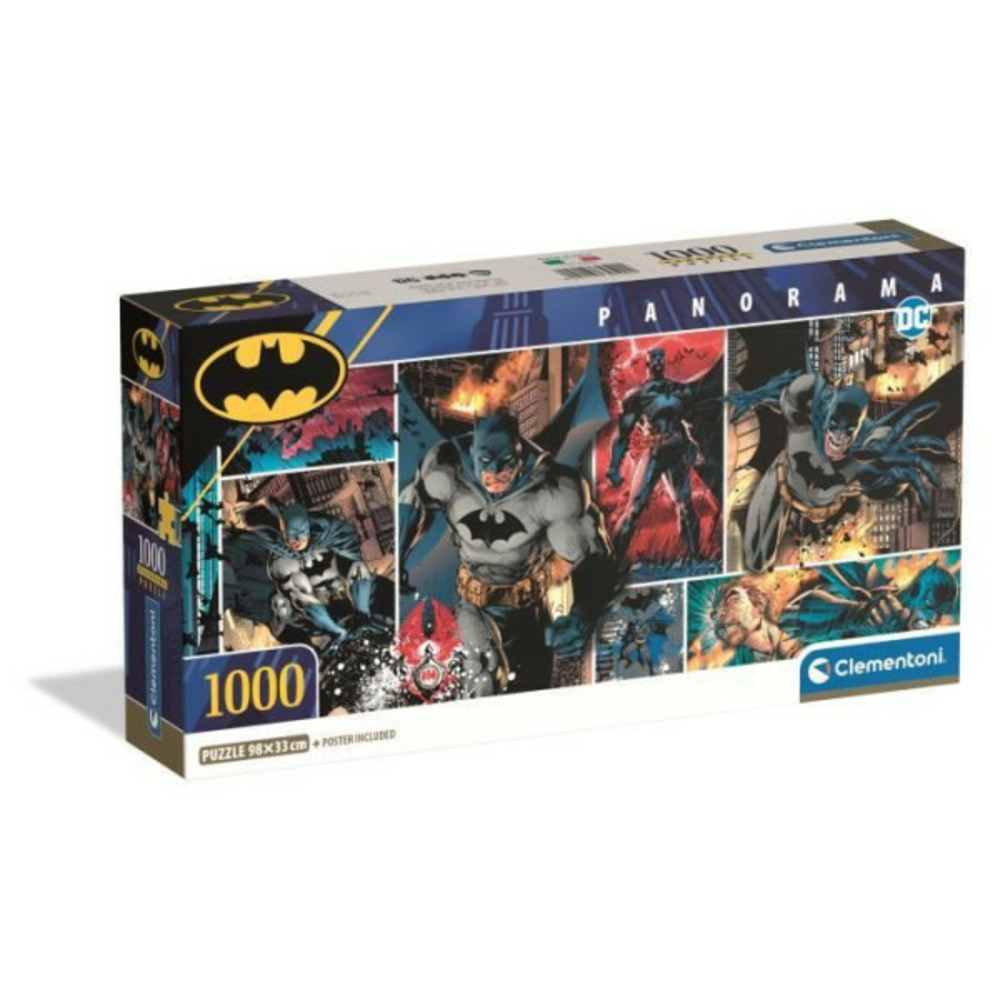 Clementoni - compact 1000 pieces panorama - batman