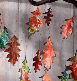 Guirlande feuilles automnes