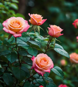 Rosier bien développé grâce à des soins approprié