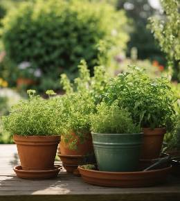 Planification de cultures soigneusement agencées dans un jardin en permaculture pour une gestion durable des ressources.