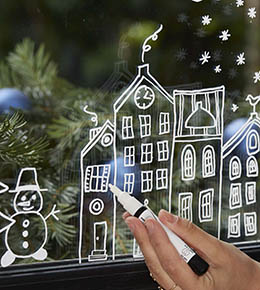 DIY Noel : 3 idées de décorations de vitres