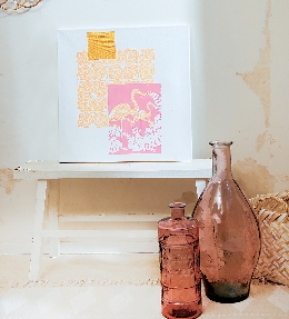 cadre personnalise pochoir