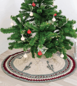 tapis pied de sapin en crochet
