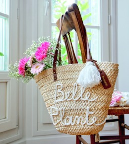 Réaliser un panier avec du fil tricotin.