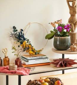 couronne fleurs sechees
