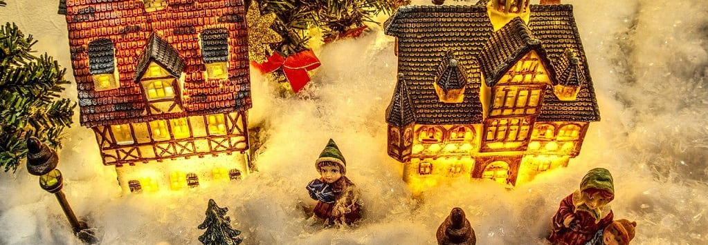 DIY déco : le plus beau village de Noël (gratuit - à imprimer) - C'est  encore un peu Noël