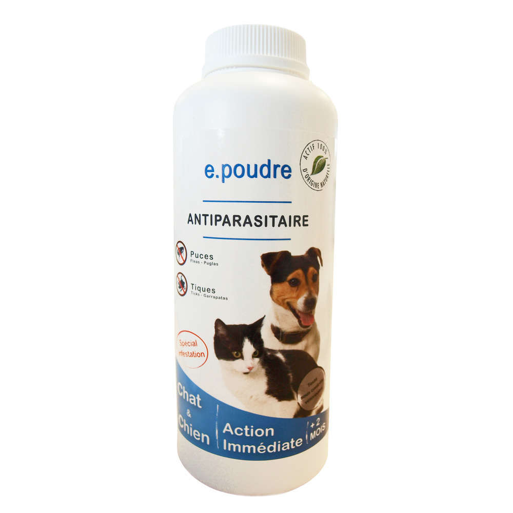 Antiparasitaire E.Poudre chien et chat : 300g