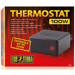 Thermostat électronique interrupteur marche-arrêt 100W pour terrarium  Exoterra