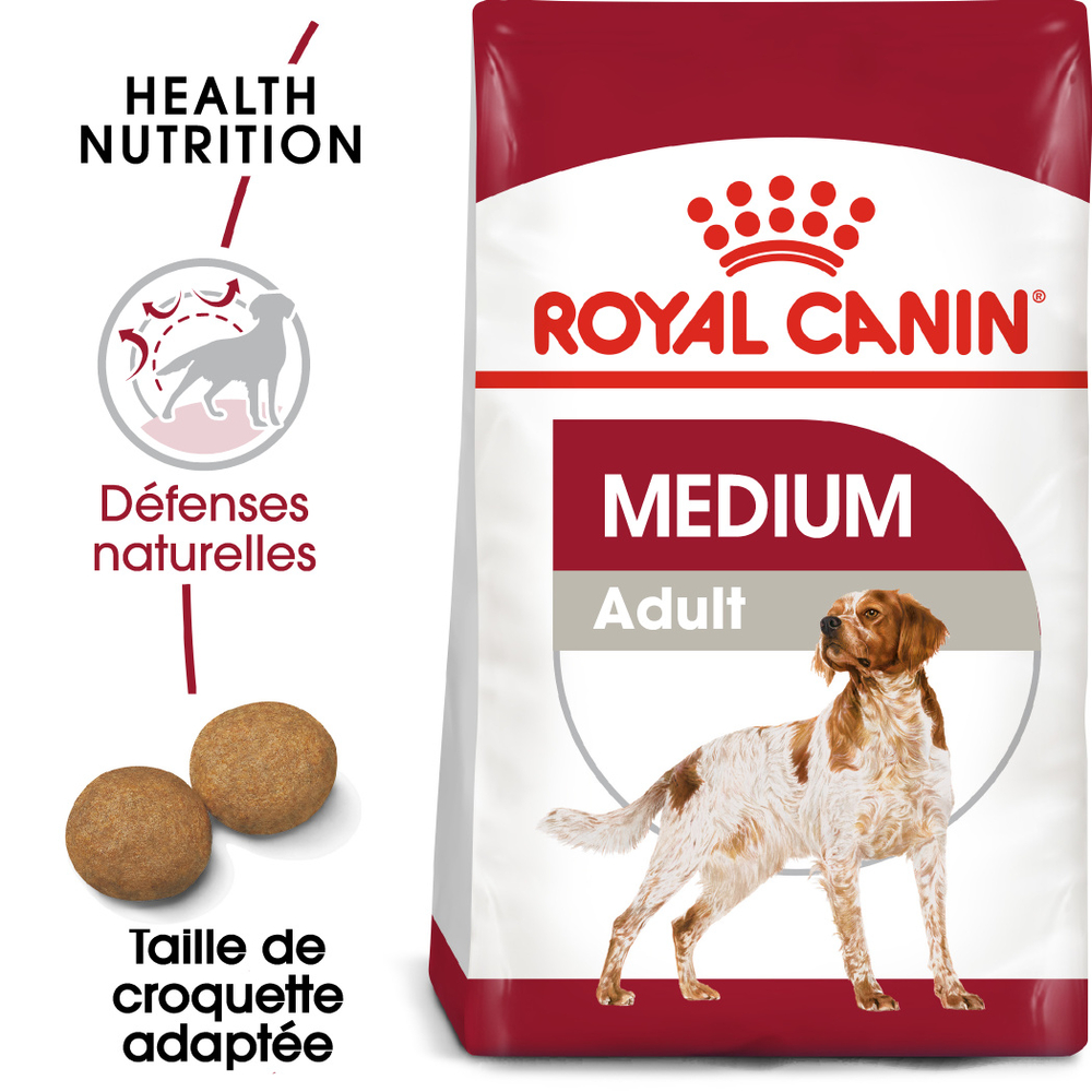 Royal canin medium 15kg 3kg free online