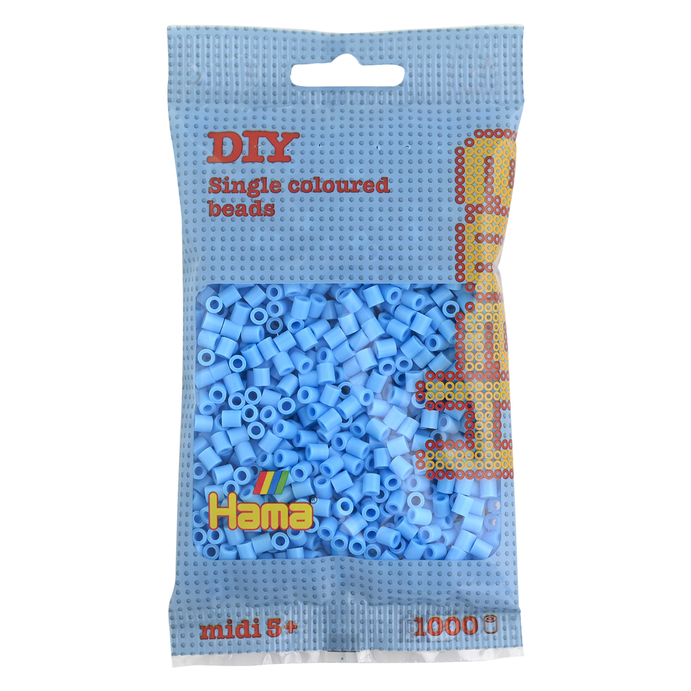 Sachet 1000 perles Midi: bleu