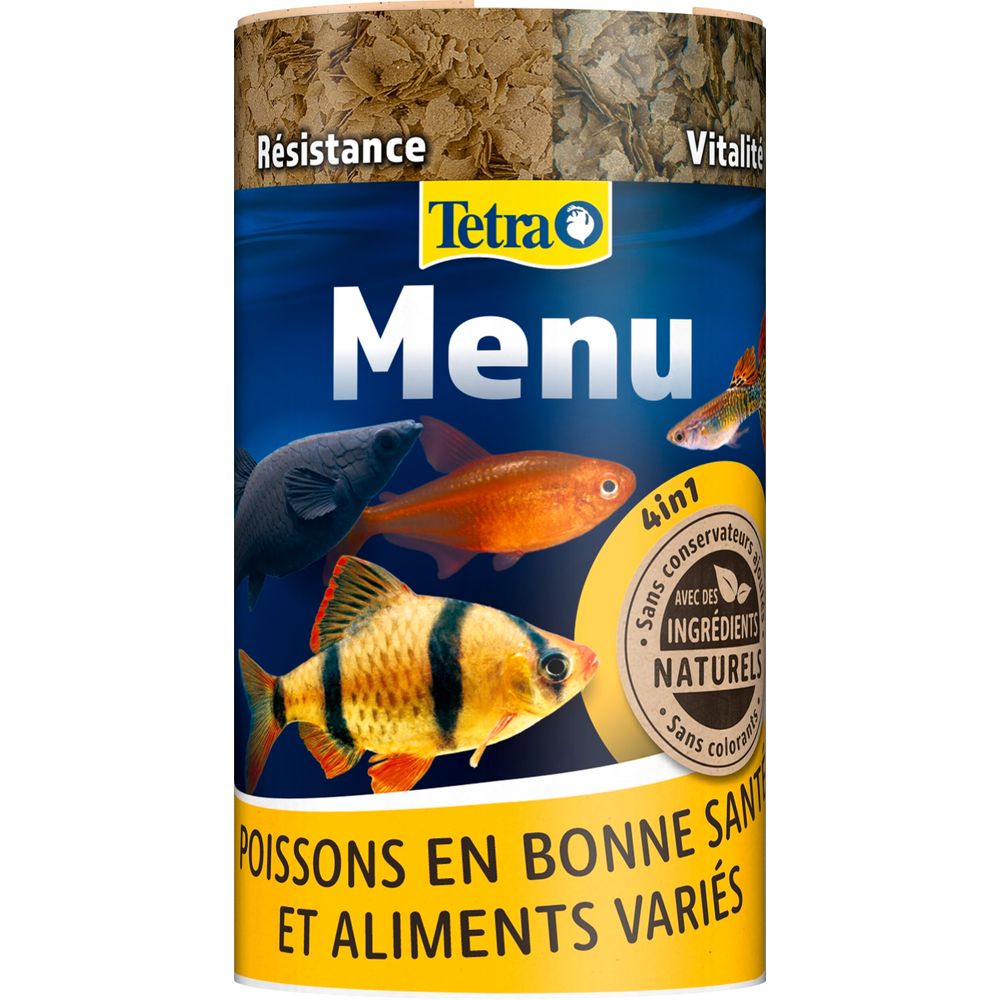 Nourriture pour poissons tropicaux menu:250ml