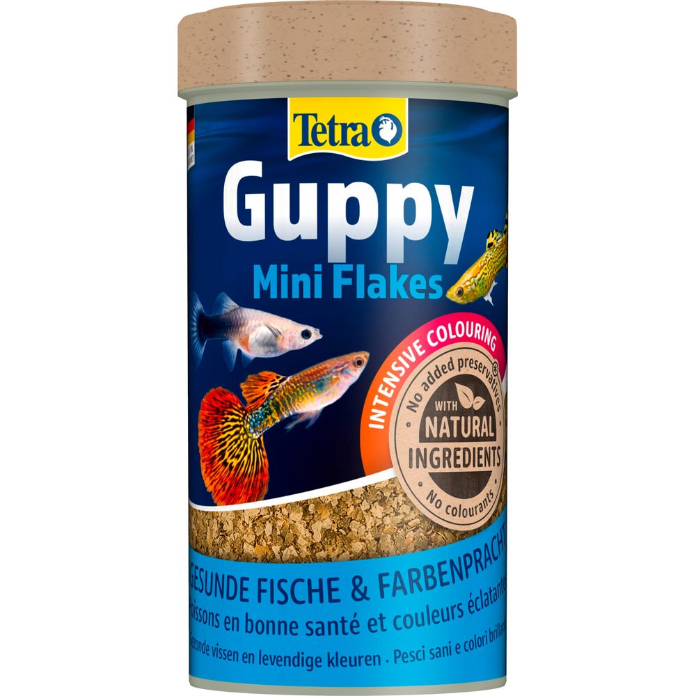 Aliment complet pour guppies TetraGuppy : 250 ML