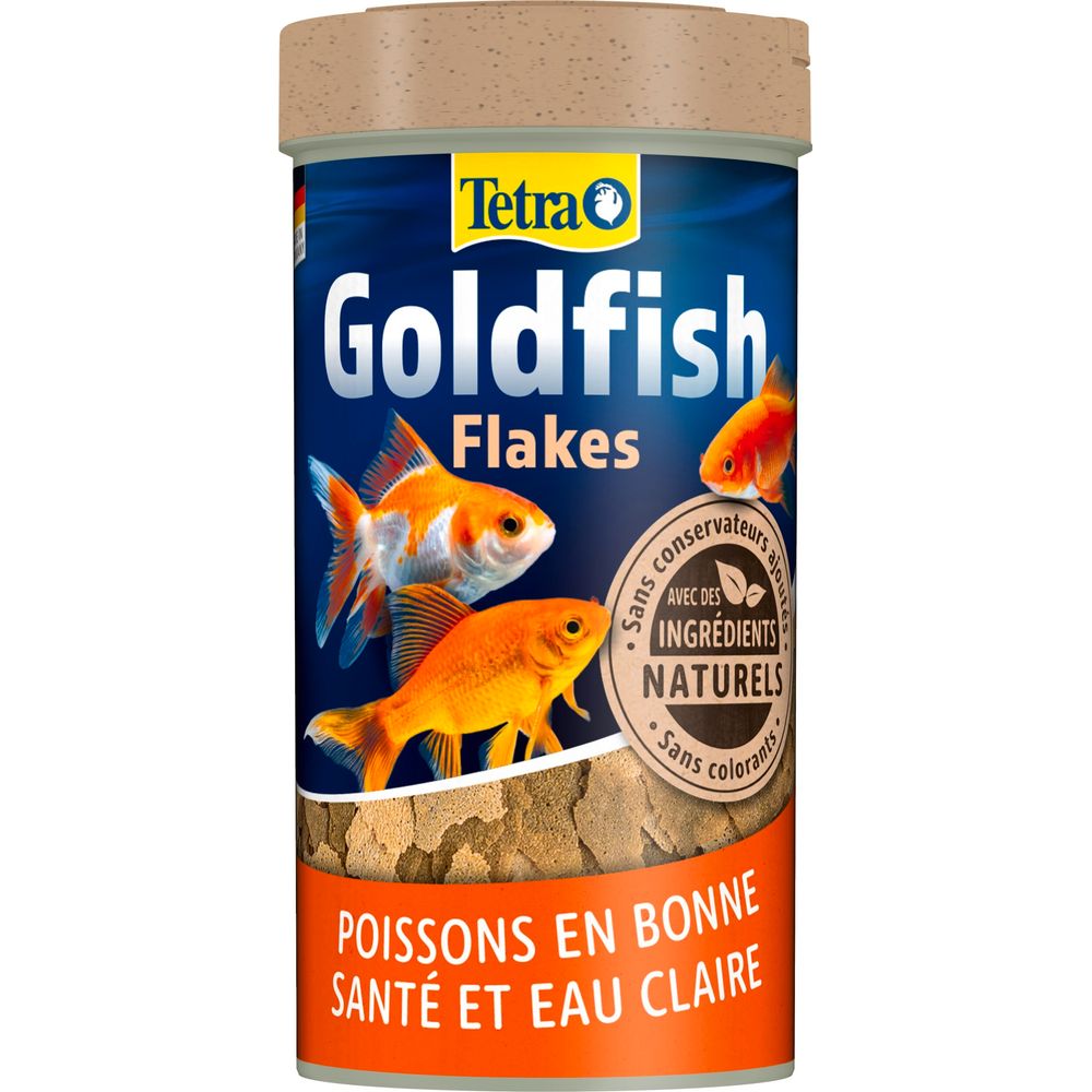 Nourriture complète pour poissons rouges Tetra Goldfish : 250 ML
