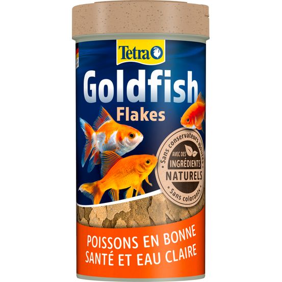 Nourriture complète pour poissons rouges Tetra Goldfish : 250 ML