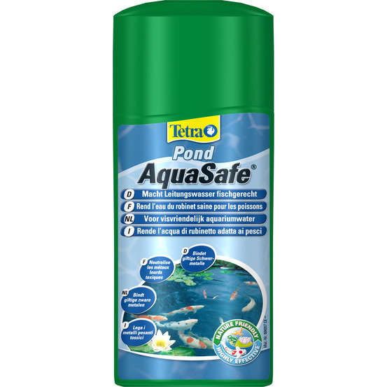 Conditionneur d'eau pour bassin de jardin Aquasafe : 500 ml