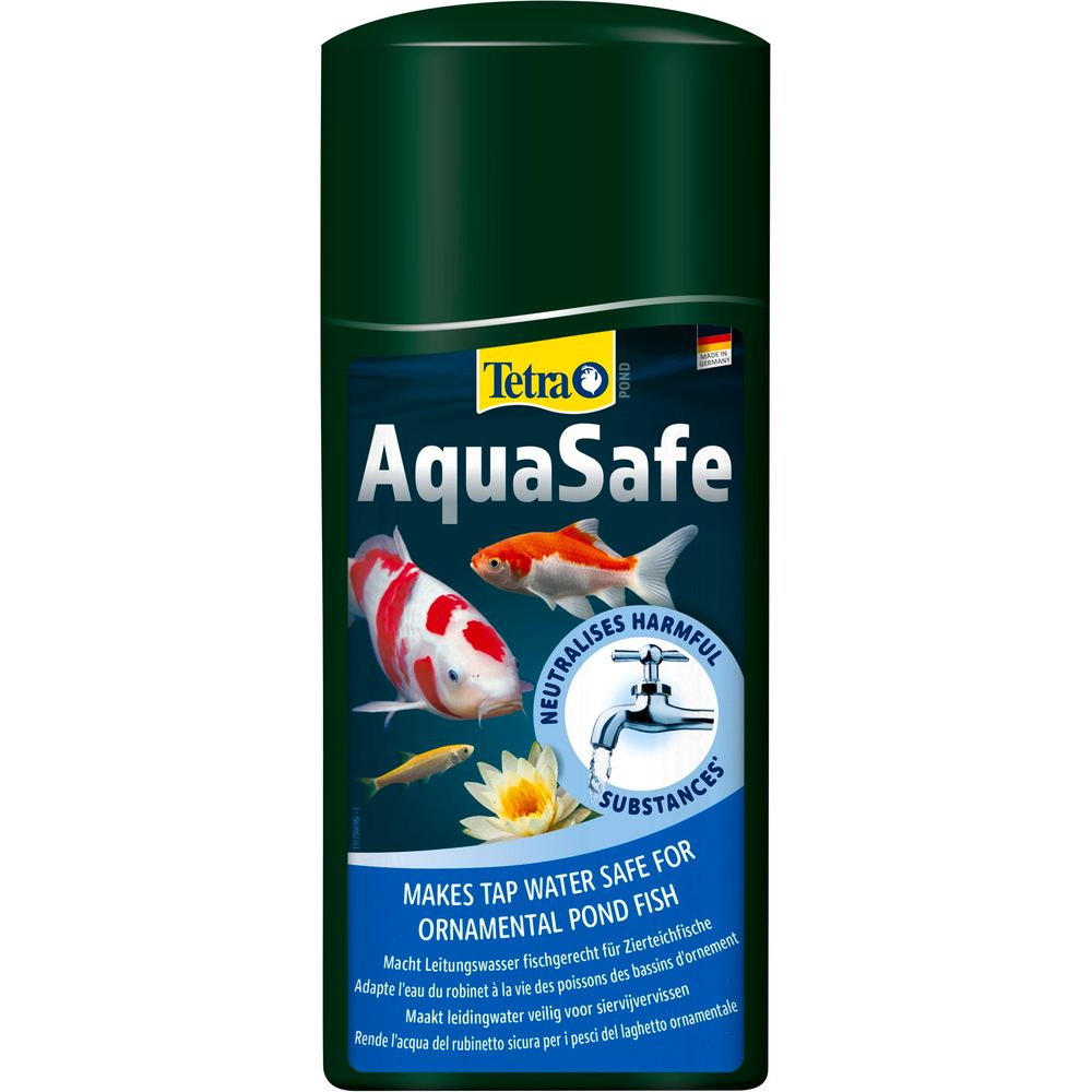 Conditionneur d'eau pour bassin de jardin Aquasafe : 500 ml