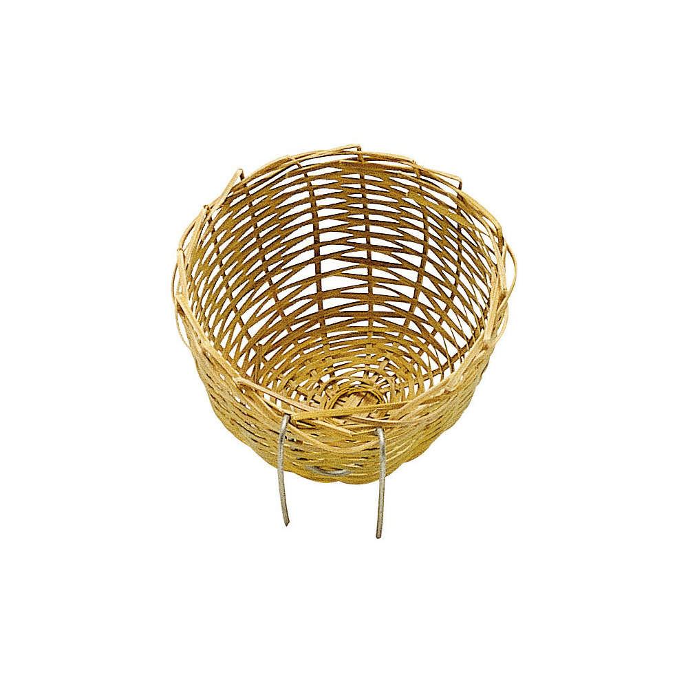 Nid canari osier FPI 4455 : diamètre 11 x hauteur 6cm