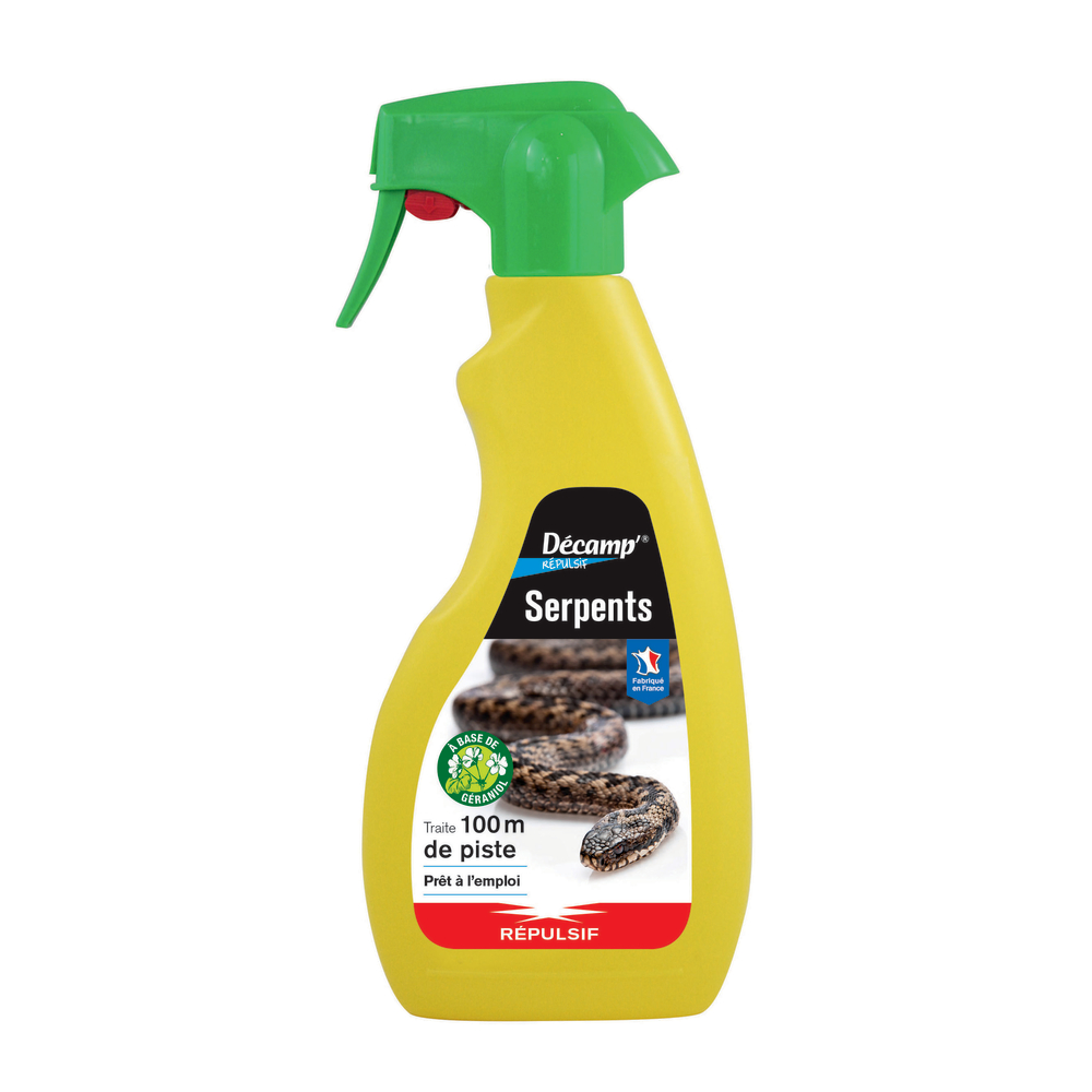 Répulsif serpents, pulvérisateur 500 ml