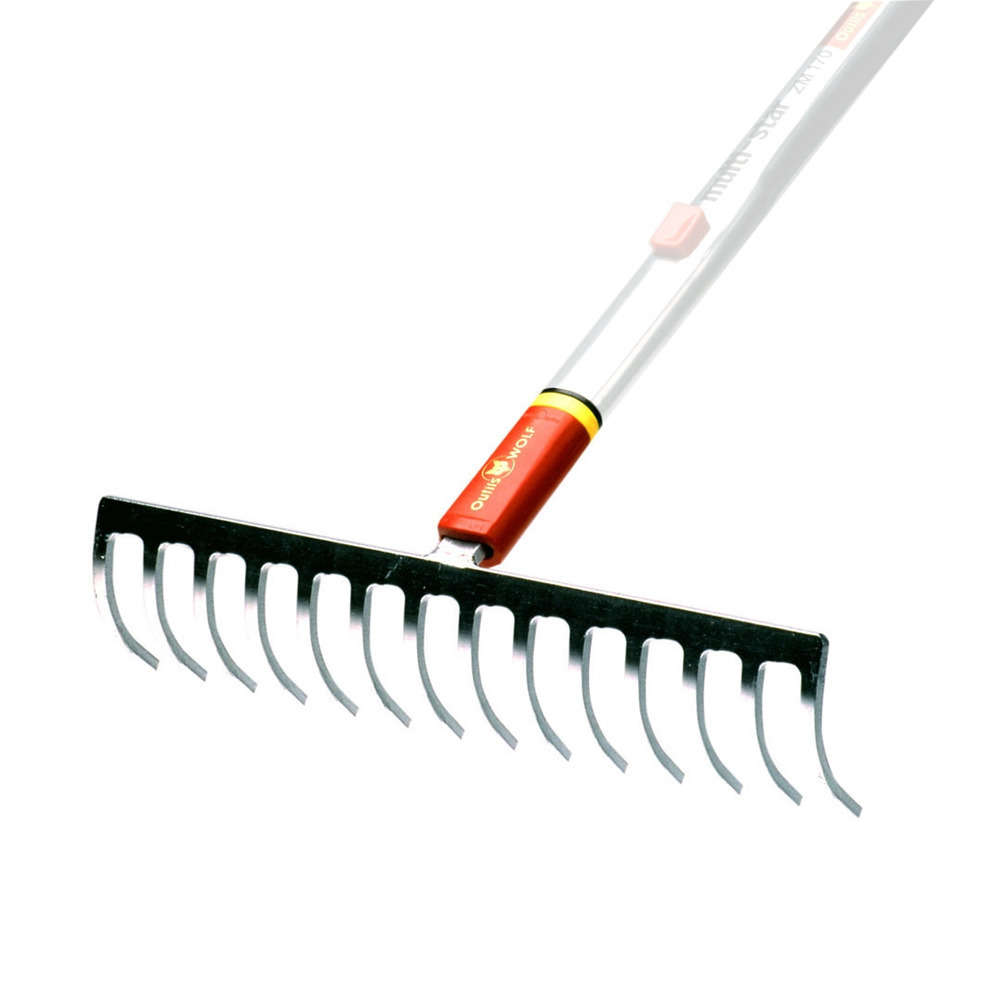 Râteau en acier de 14 dents sans manche