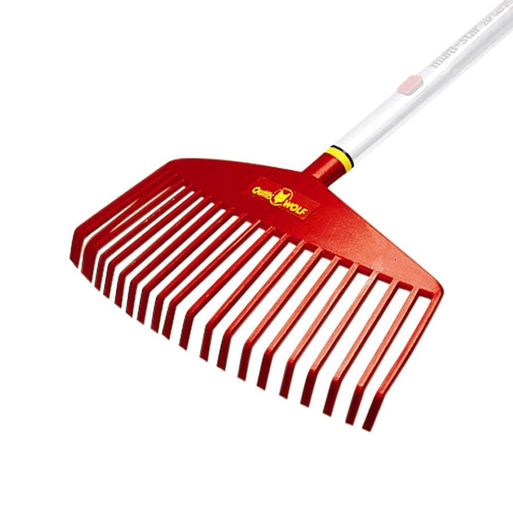 Rateau à gazon à 21 dents sans manche