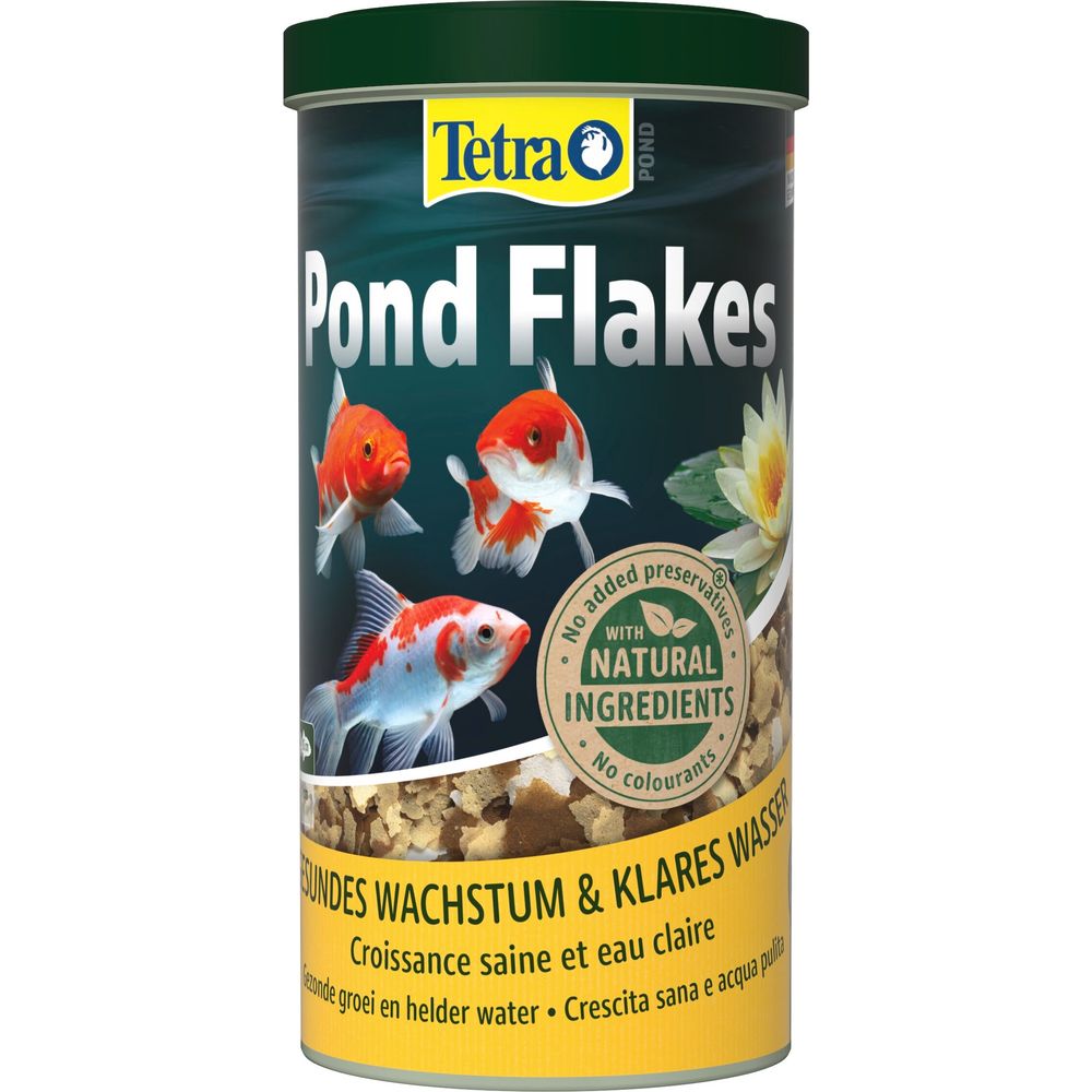 Aliment complet Tetrapond pour petits poissons: flocons 1 L