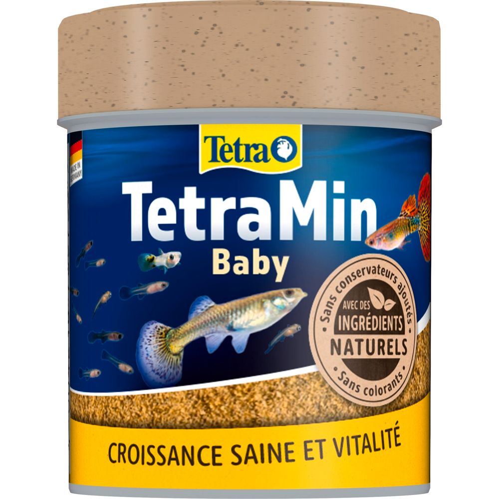 Aliment complet pour alevins de moins d'1 cm TetraMin Baby : 66 ML