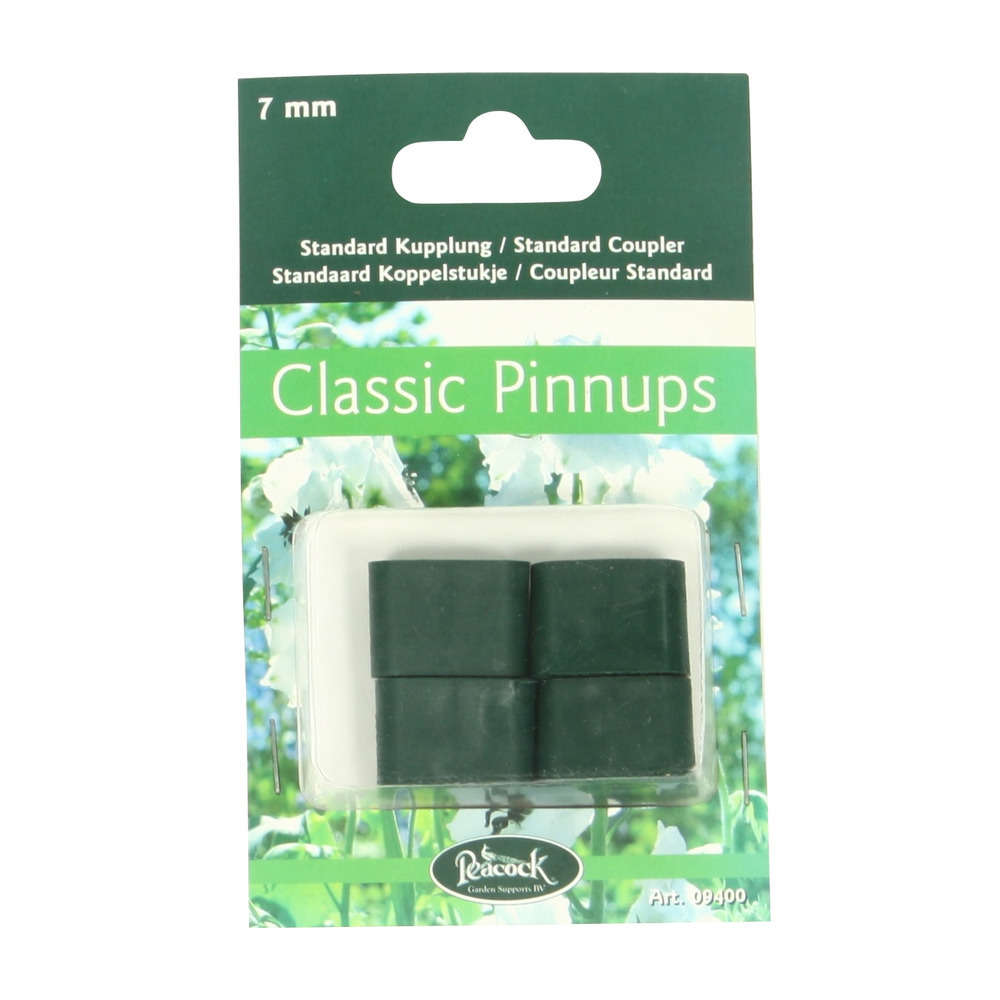 Coupleur standard 7mm pour tuteur Pinnups (4 pièces)
