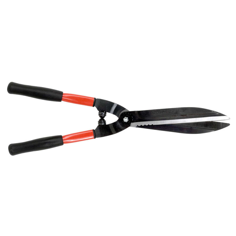 Cisaille à haie à manches courts et lame crantée. L 57 cm