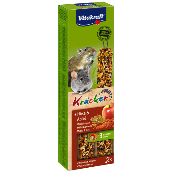 Kracker corn et fruit souris par 2