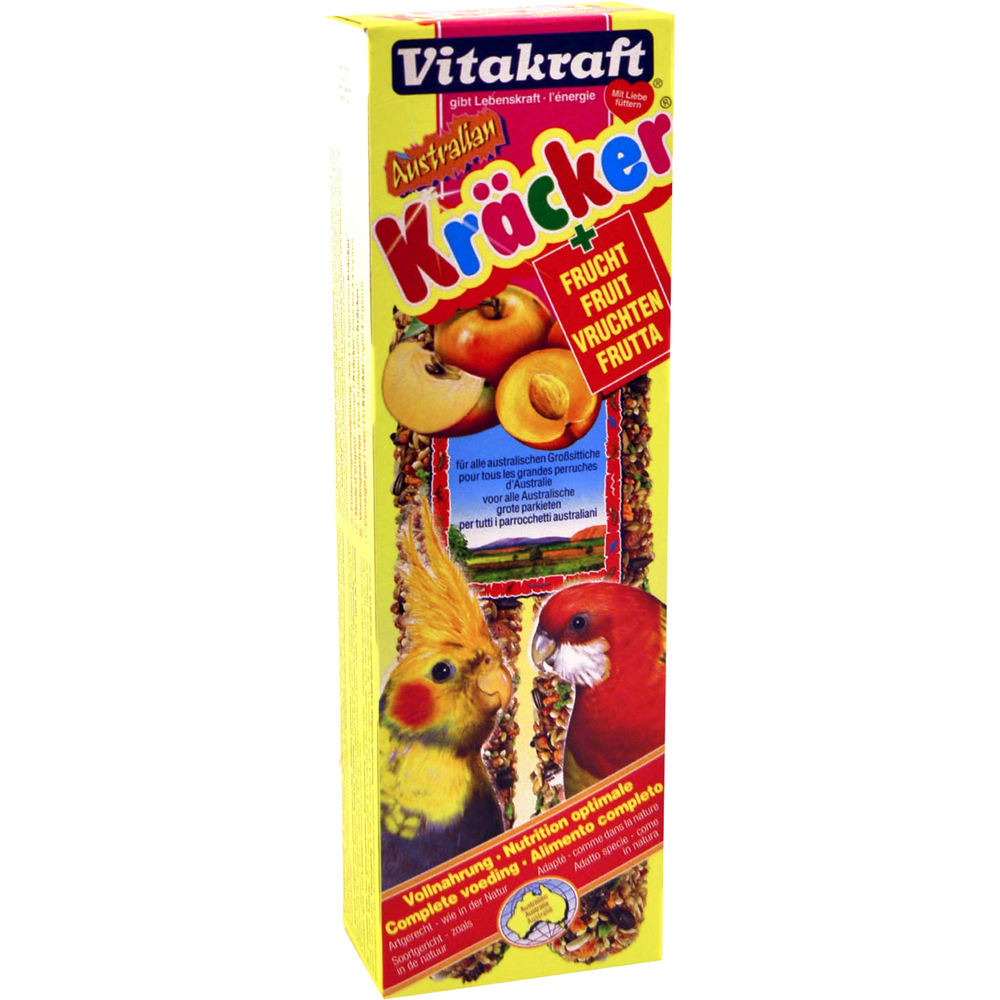 Kräcker Australian grandes perruches aux fruits par 2