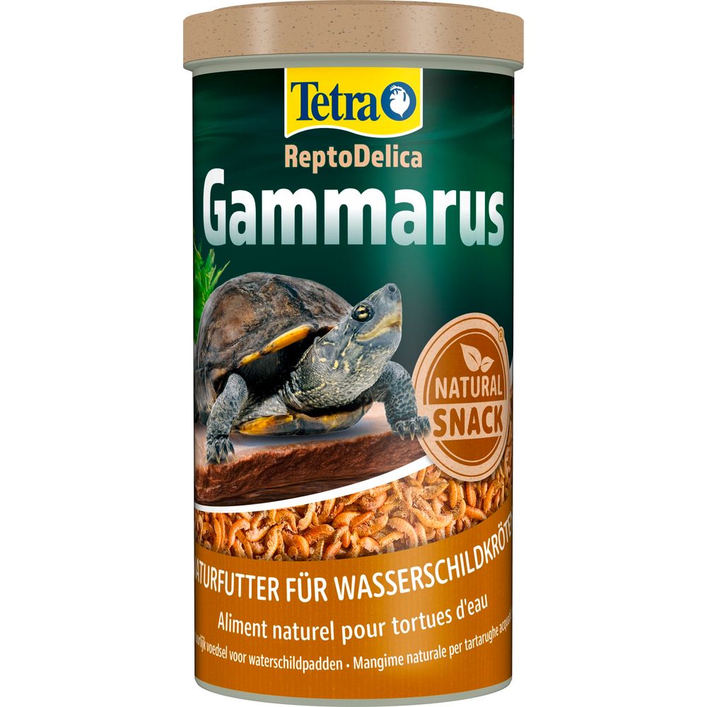 Aliment complémentaire pour tortues d'eau Tetra Gammarus, 1 l