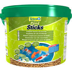 Alimentation pour poissons de bassin Tetrapond : sticks 10L