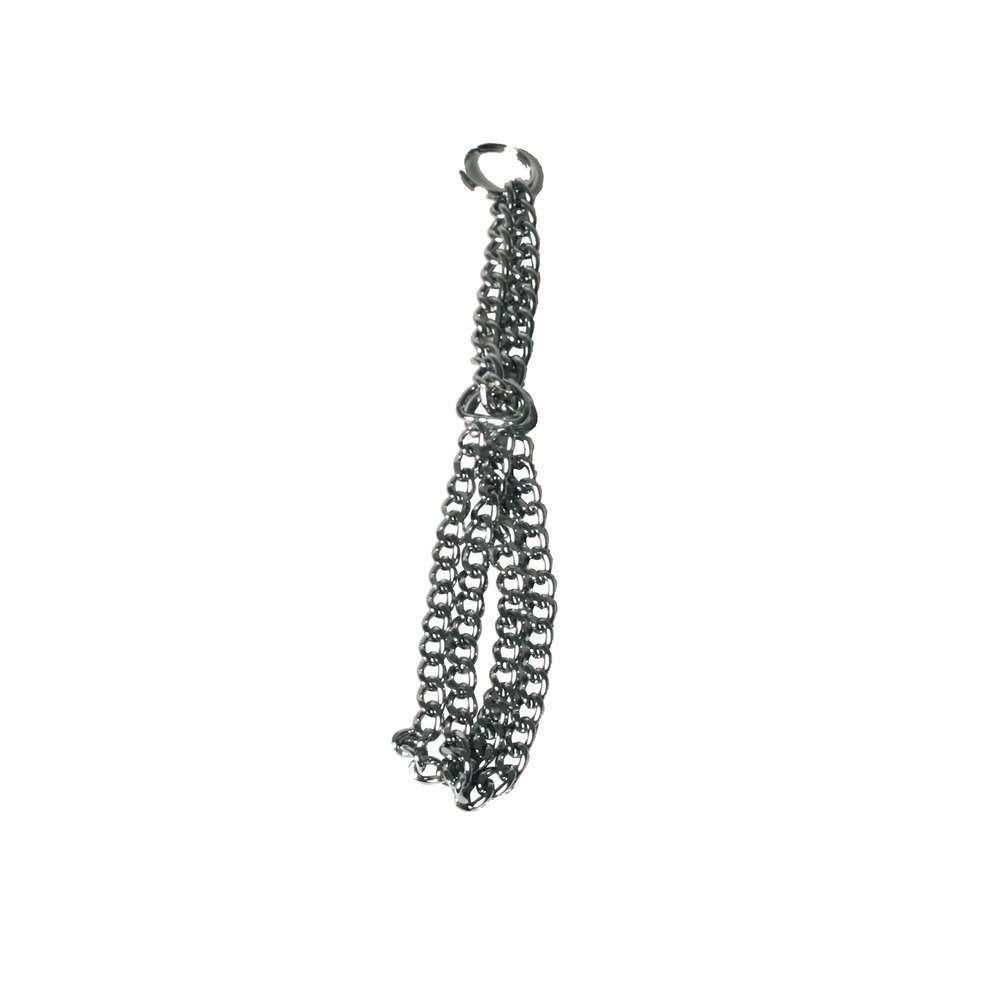 Collier chaine semi étrangleur : 2 rangs taille 40