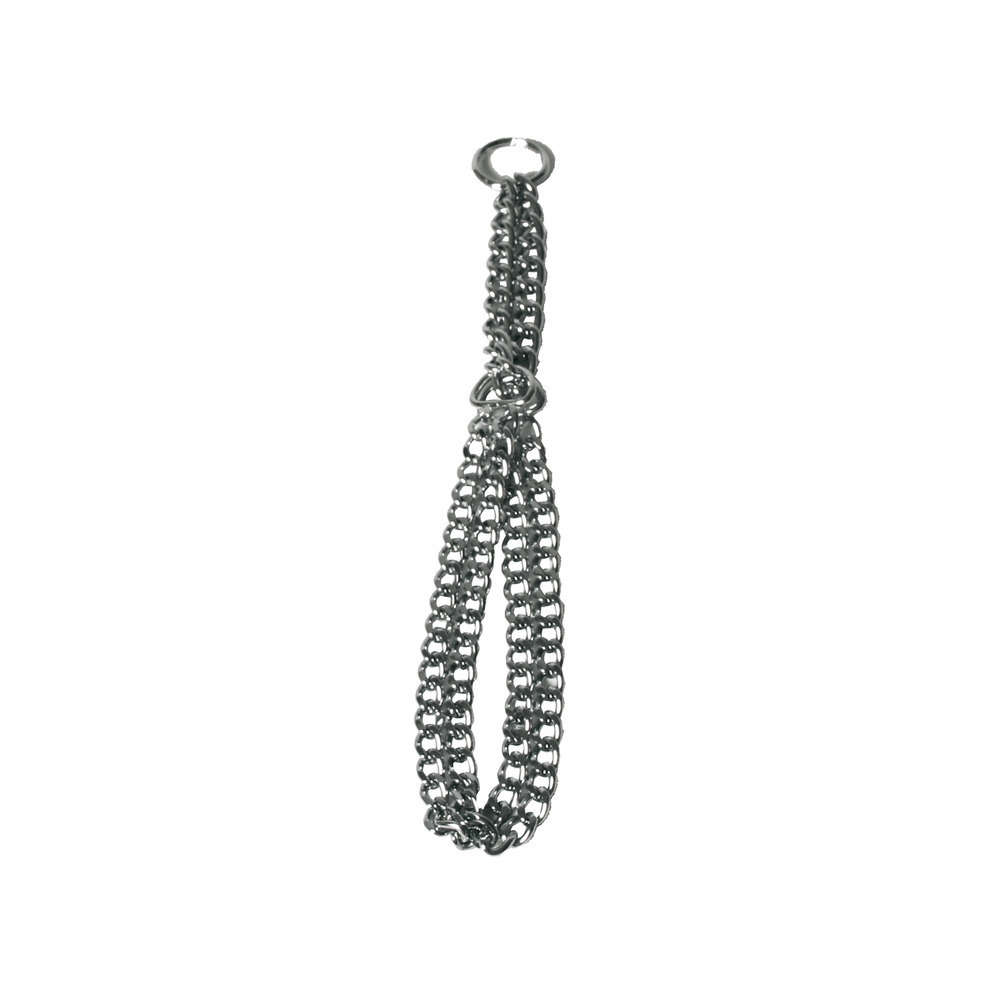 Collier chaine semi-étrangleur : 2 rangs taille 45