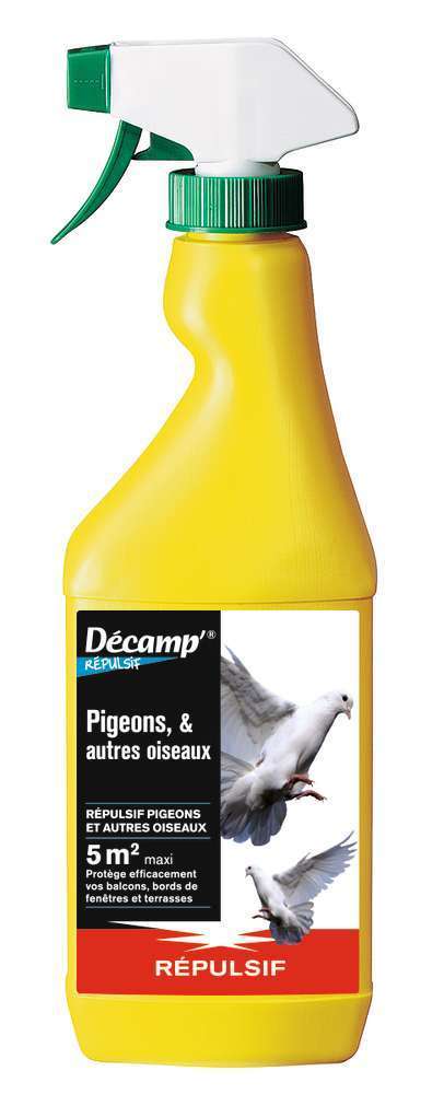 Répulsif pigeons et autres oiseaux pulvérisateur 500 ml