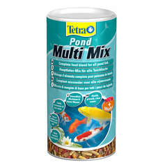 Aliment pour poissons de bassin Tetrapond multimix : 1L