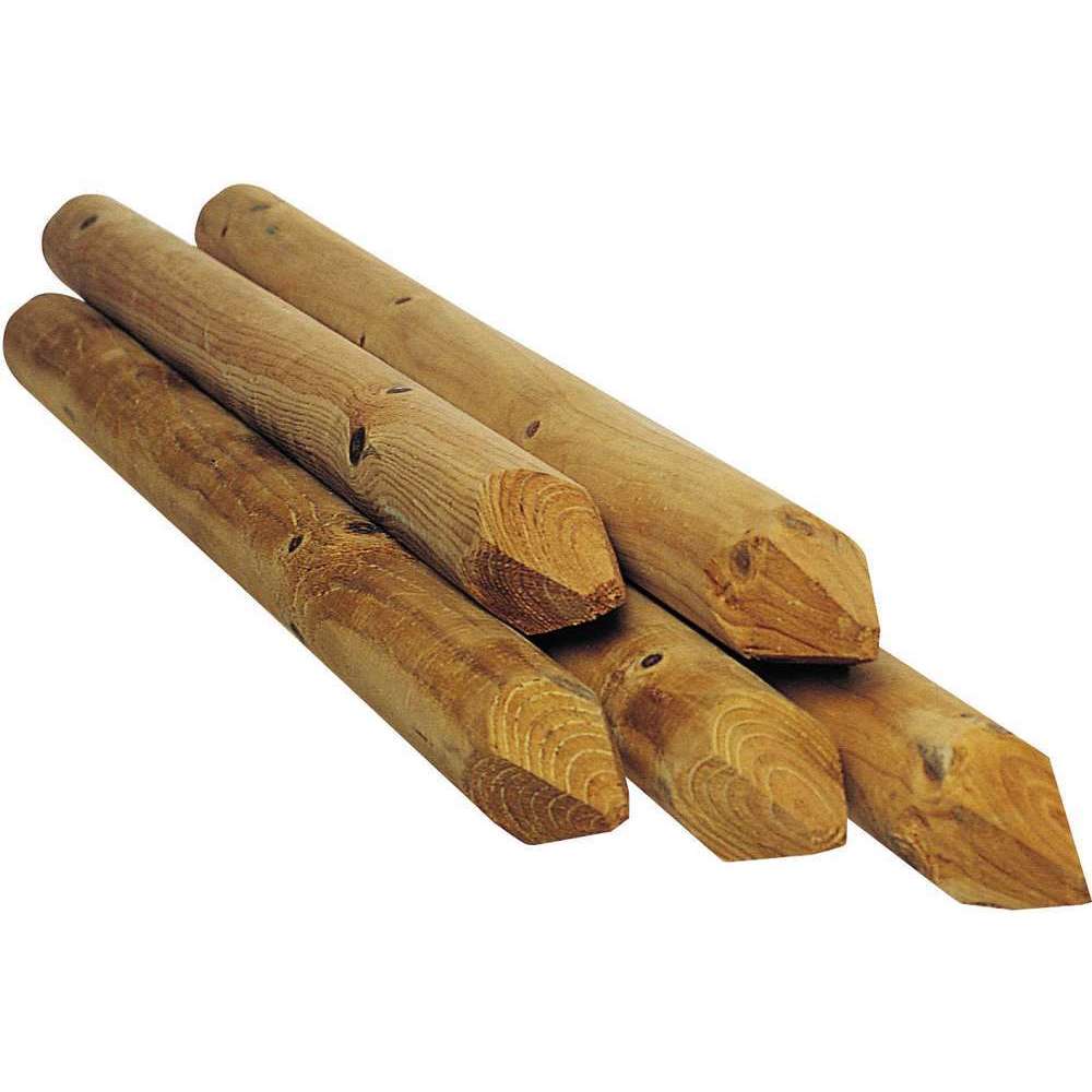 Poteau rond, en bois Ø 6 x H. 100 cm