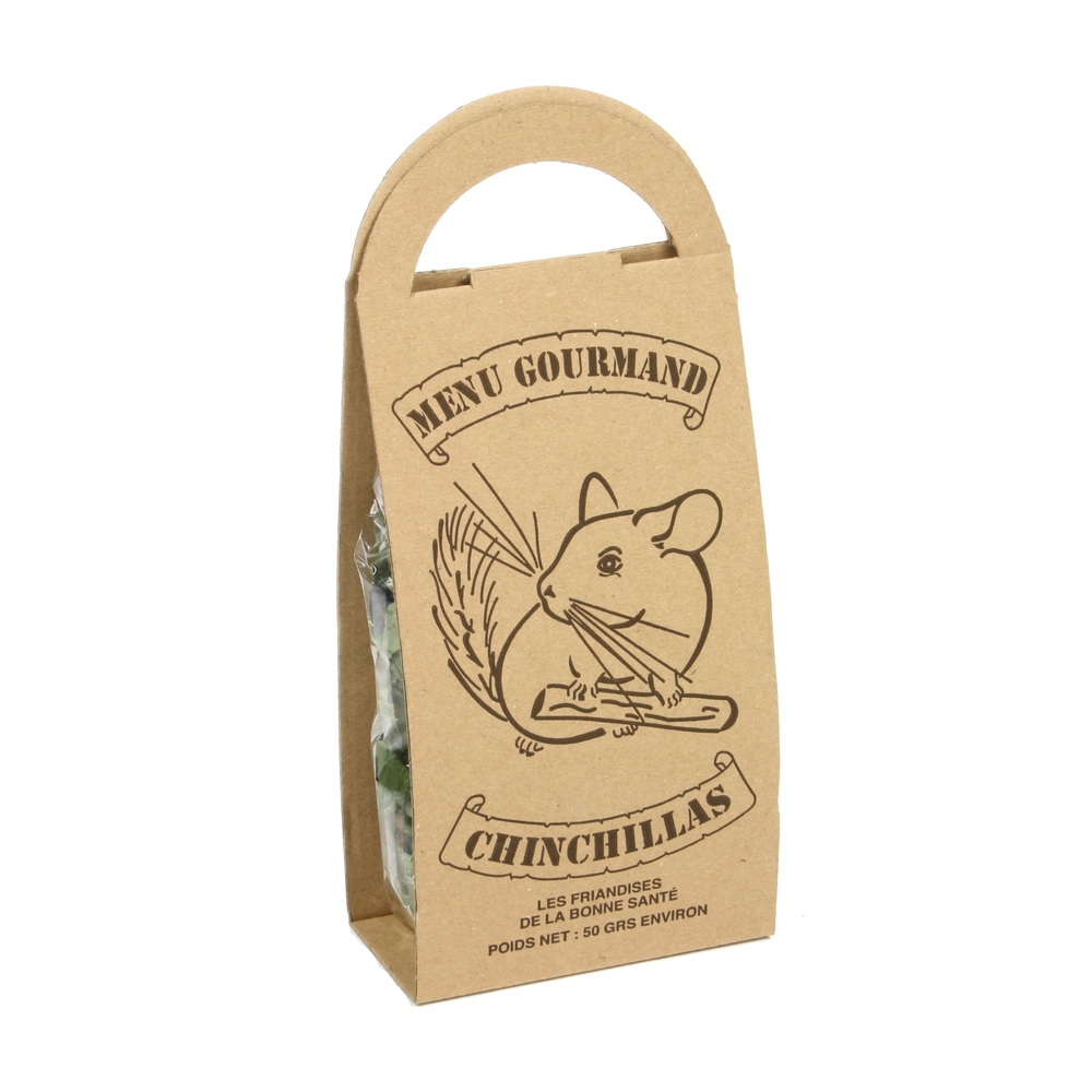 Menu gourmand chinchillas 50 gr
