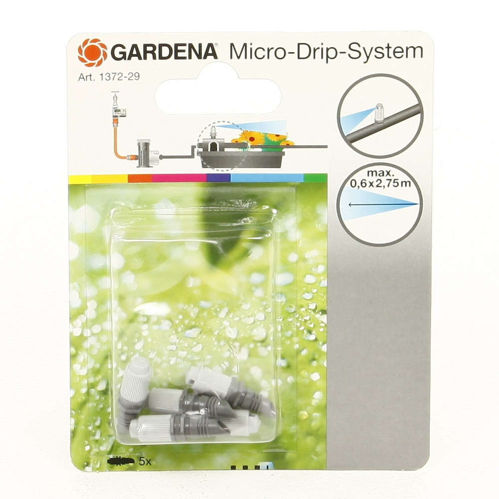 Micro-asperseur d'extrémité de plate-bande Micro-Drip