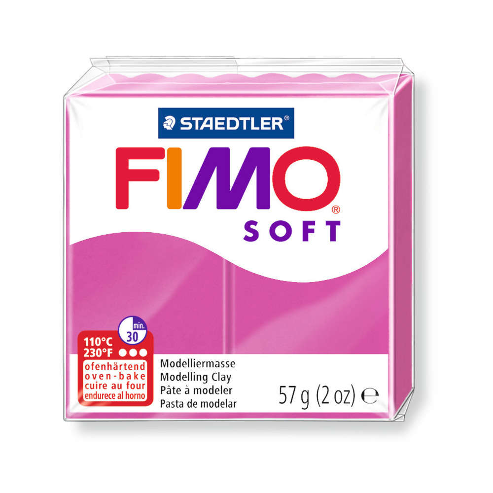Pâte Fimo Soft, 57 g - Framboise