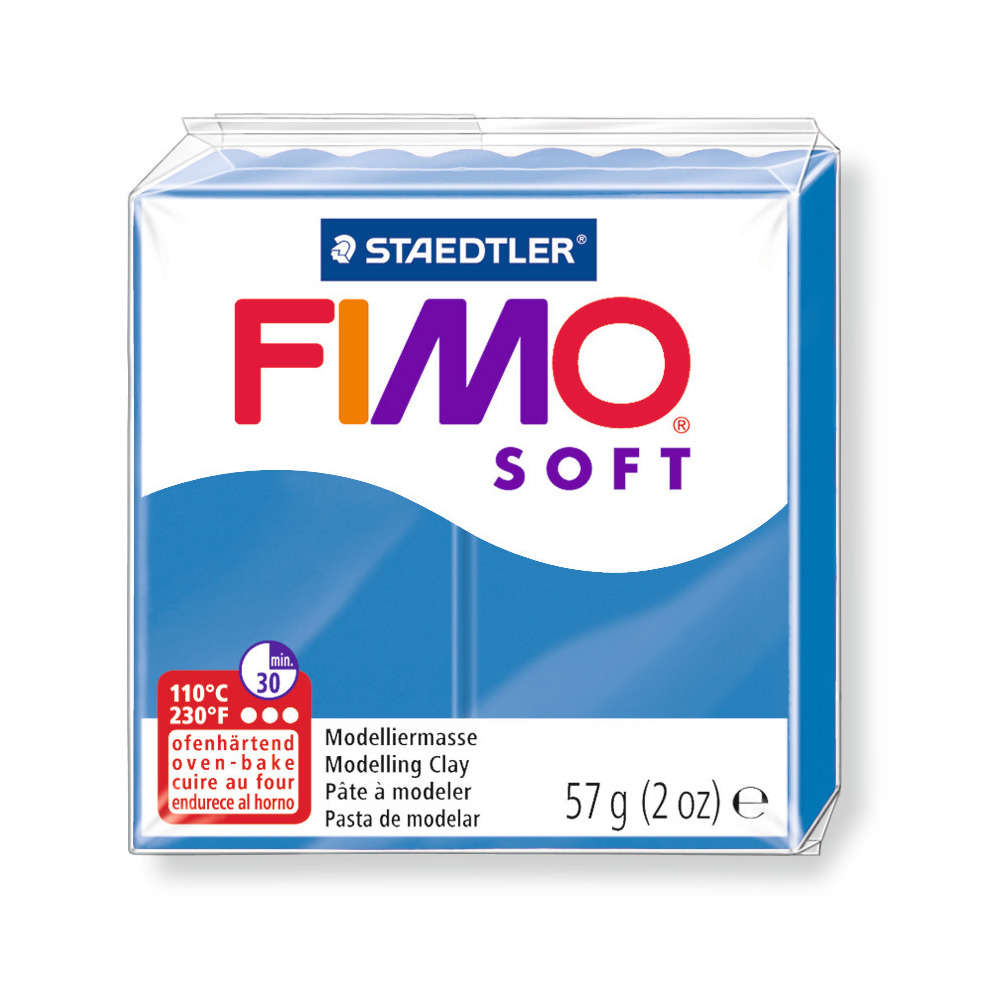 Pâte Fimo Soft, 57 g - Bleu pacifique