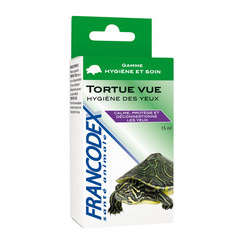 Hygiène des yeux pour tortues : flacon 15ml