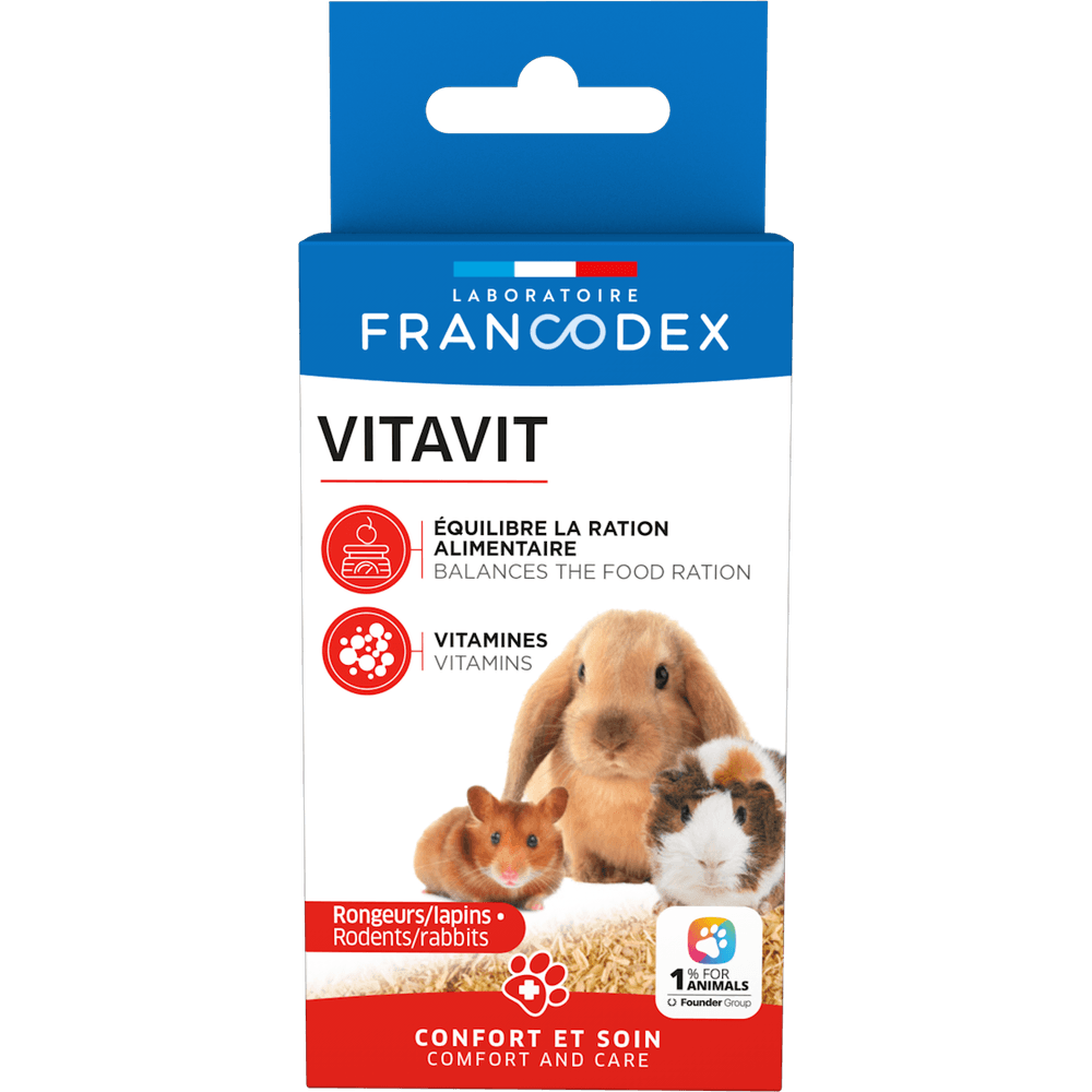 Aliment complémentaire Vitavit pour rongeurs : 15ml