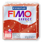 Pâte Fimo Effect, 57g - Pailleté, rouge