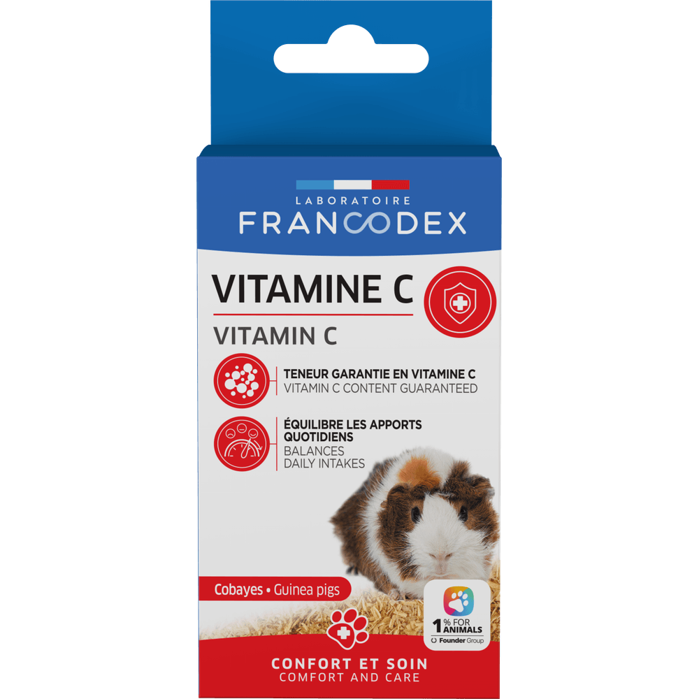 Aliment complémentaire Vitamine C pour cobaye : 15ml